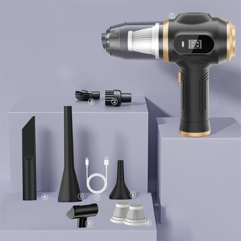 🔋🧹 Cordless Car Handheld Vacuum Cleaner 4-in-1 💨✨ – powerful, compact & versatile for car & home.