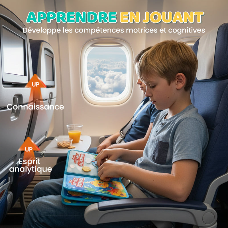 Livre d’activités en feutrine thème océan pour tout-petits