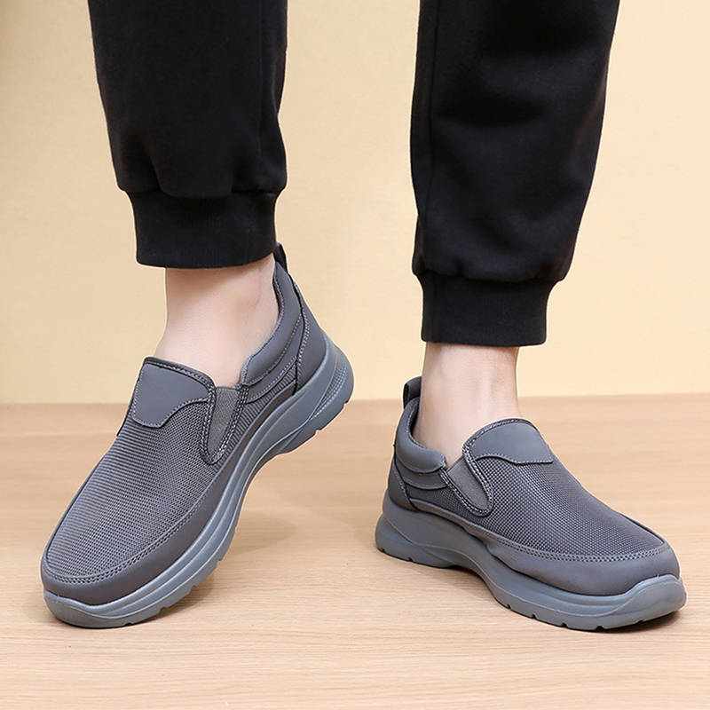 Chaussures Homme Sans Lacets - Tige Respirante, Semelle Massante Antidérapante, Confort Toute la Journée 👞⚡