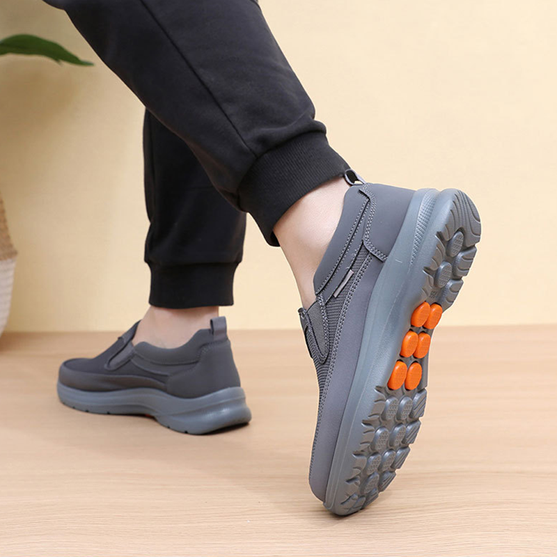 Chaussures Homme Sans Lacets - Tige Respirante, Semelle Massante Antidérapante, Confort Toute la Journée 👞⚡