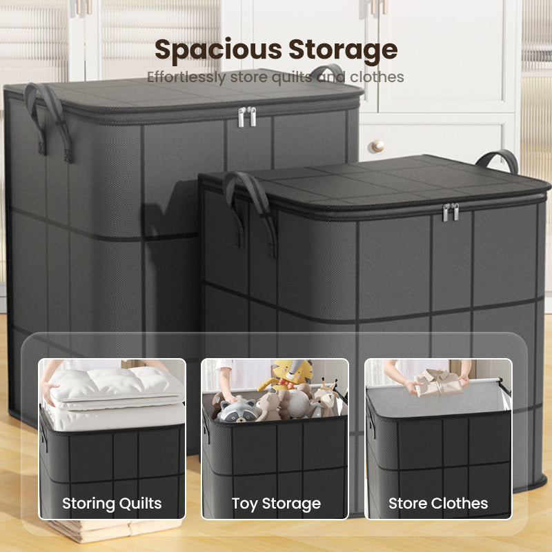📢⏰🌿 PROMO -50% ! Housse de Protection pour Couette & Linge de Lit – Grande Capacité, Tissu Non Tissé Résistant & Pliable (4 Tailles)