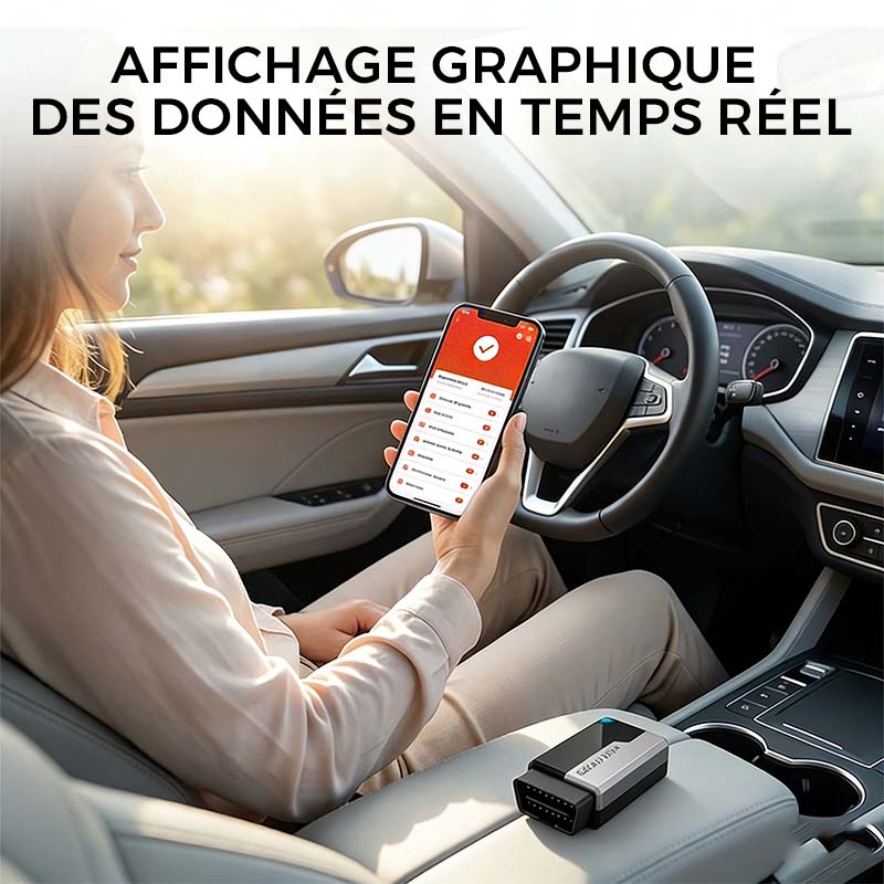 Scanner de diagnostic Bluetooth pour voiture