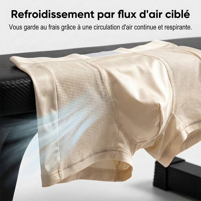 Boxers respirants en maille pour hommes