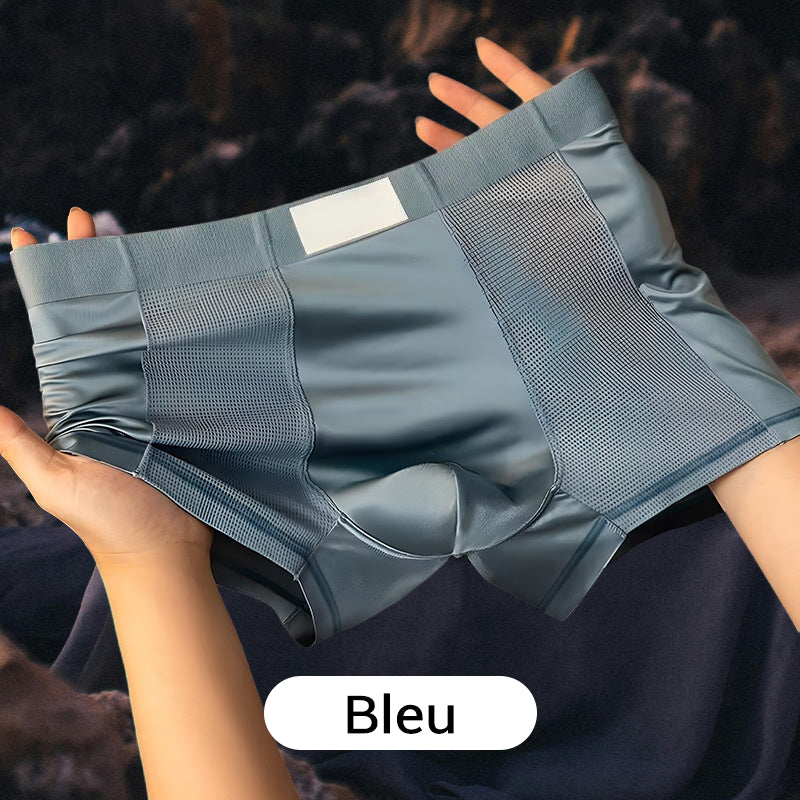 Boxers respirants en maille pour hommes