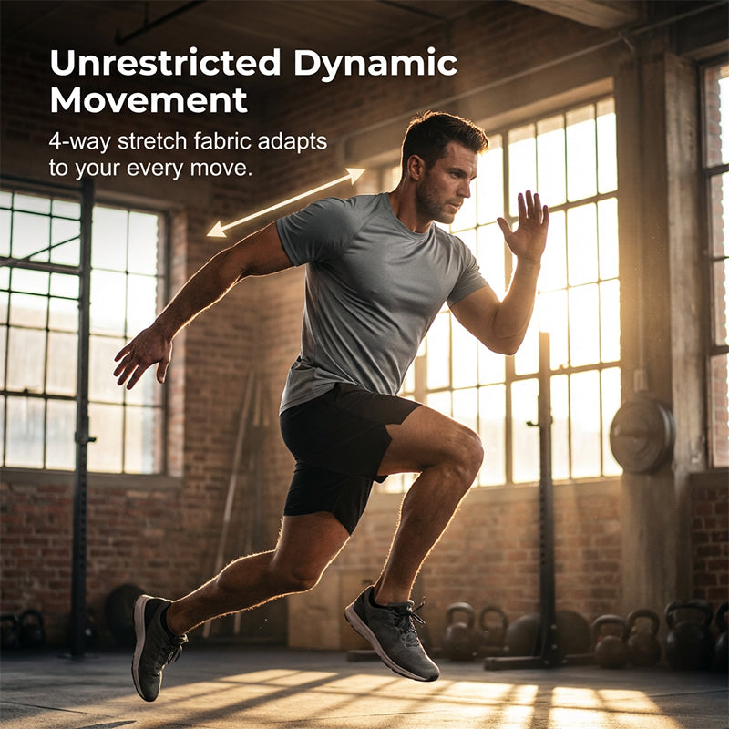 T-shirt performant à séchage rapide pour homme