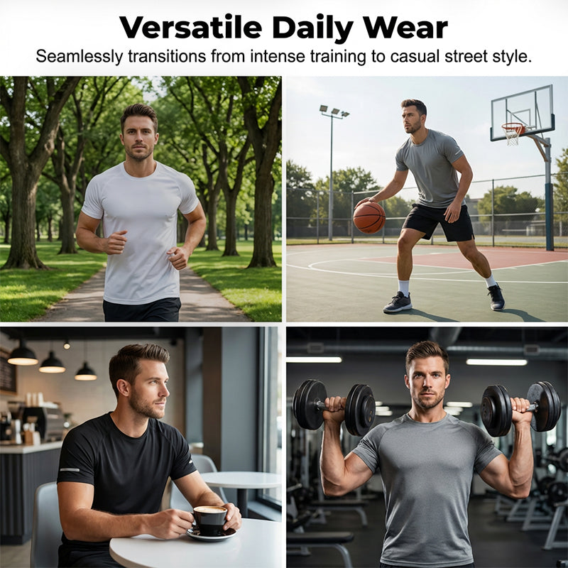 T-shirt performant à séchage rapide pour homme