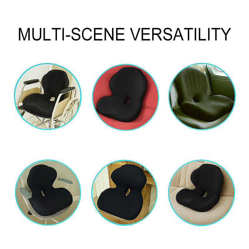 💺 50% de Réduction 🌿 Coussin de Siège Ergonomique 2026 – Soutien Lombaire Optimal, Mousse à Mémoire de Forme & Confort Bureau/Voiture 🧘‍♂️