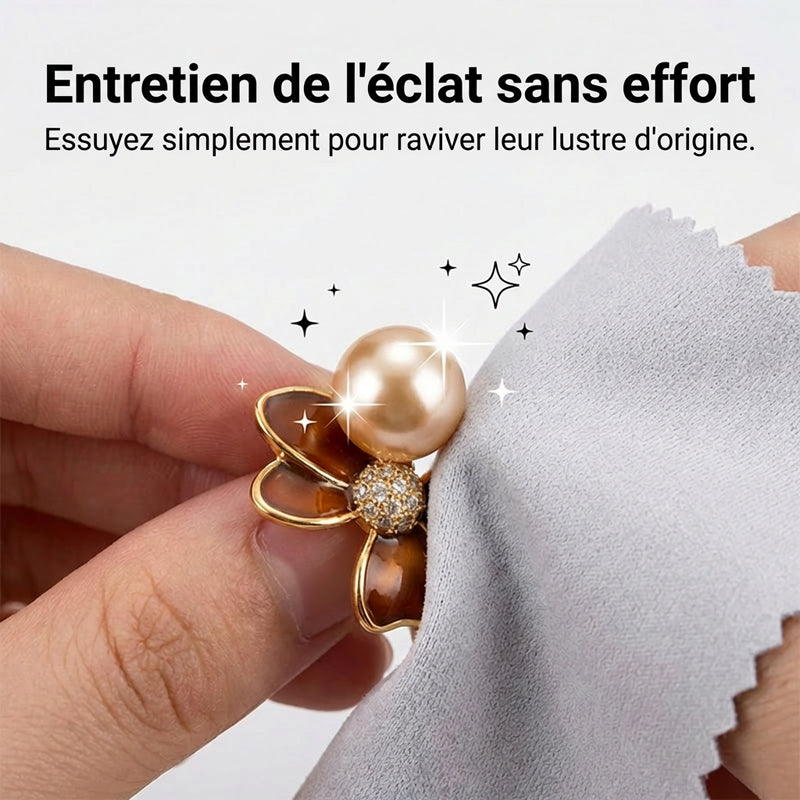 Boucles d'oreilles puces florales style vintage pour femme