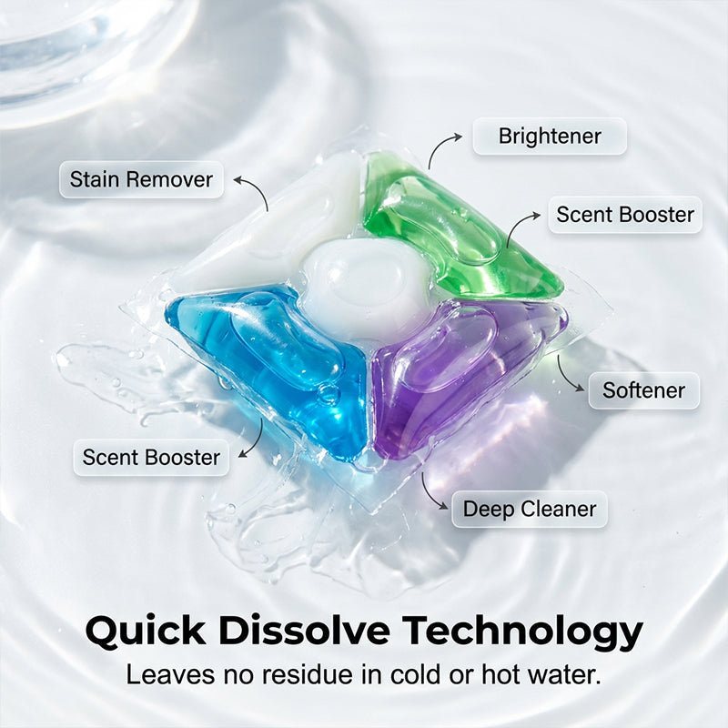 Capsules de lessive pour un nettoyage en profondeur et une stérilisation (5 pièces)