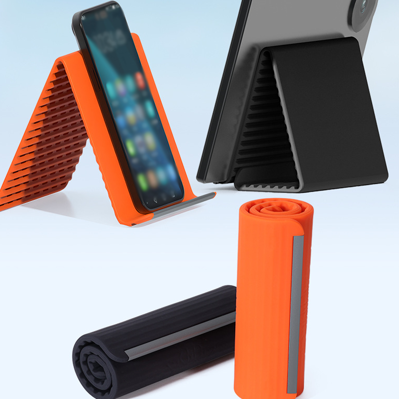 🥳 Best-seller 2026 🥳💞 Plus de 50 000 exemplaires vendus ! 🛋️✨ 54 % de réduction ! Support de téléphone pliable en silicone — Réglez l'angle à votre guise pour soulager les douleurs cervicales. Ultra-compact, conception antidérapante. 📱🛡️