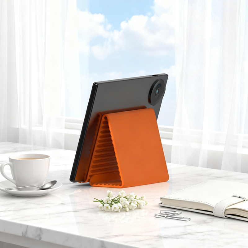 🥳 Best-seller 2026 🥳💞 Plus de 50 000 exemplaires vendus ! 🛋️✨ 54 % de réduction ! Support de téléphone pliable en silicone — Réglez l'angle à votre guise pour soulager les douleurs cervicales. Ultra-compact, conception antidérapante. 📱🛡️