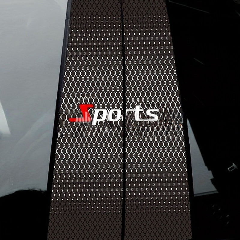 Protection anti-rayures pour montant B 🚗 Protège des rayures de clés + design haute définition + protection UV. Facile à poser soi-même, elle redonne un aspect neuf à votre voiture ! 🎨
