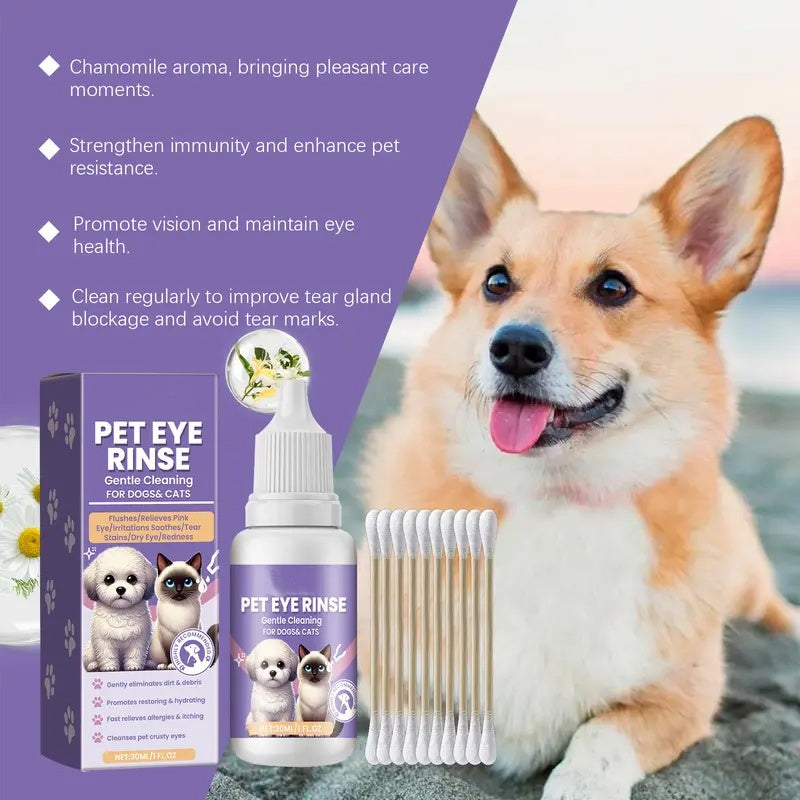 🌿Lotion oculaire douce pour chiens et chats🐶🐱