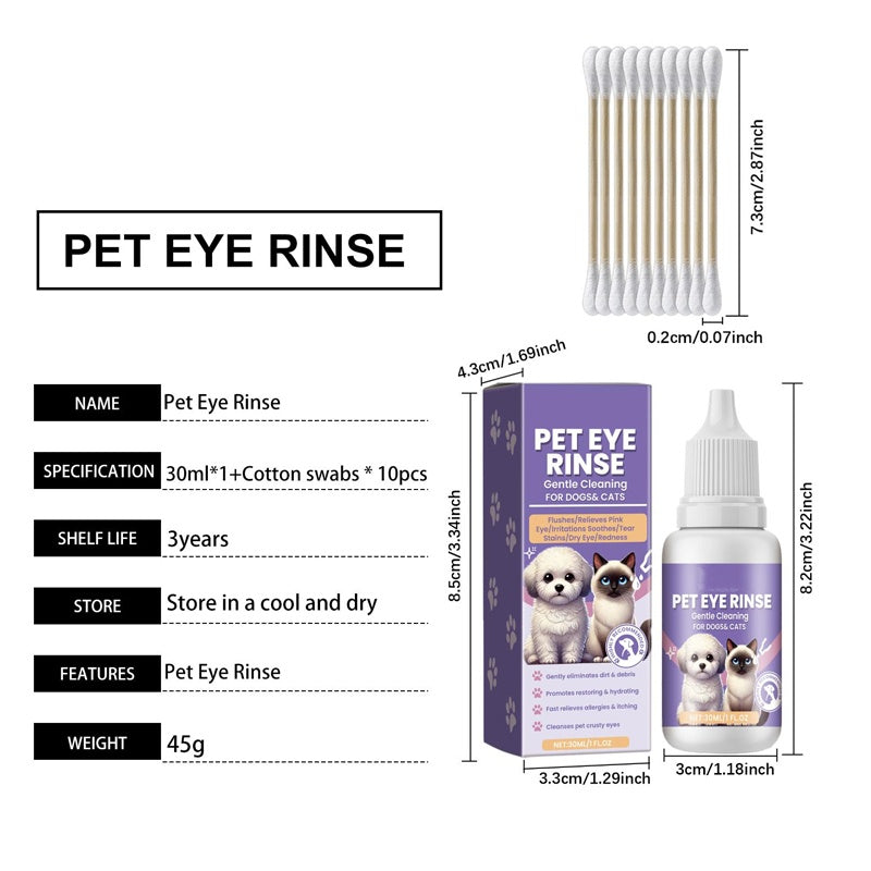 🌿Lotion oculaire douce pour chiens et chats🐶🐱