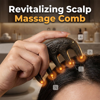 🌿Peigne de massage pour revitaliser le cuir chevelu et prendre soin des cheveux