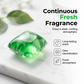 Capsules désodorisantes bio-enzymatiques pour canalisations