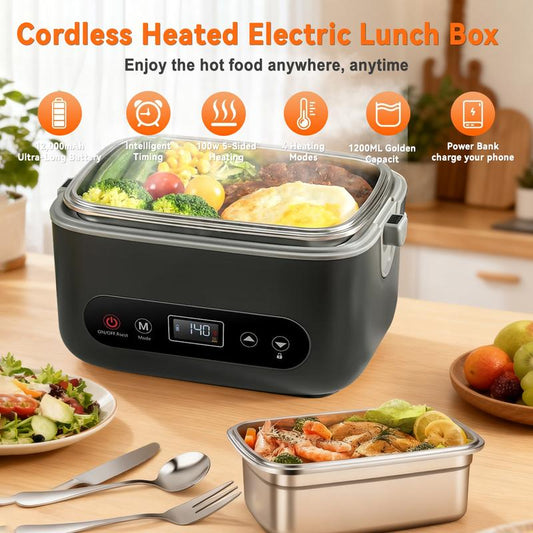 Boîte à lunch électrique portable sans fil（✈️Satisfait ou remboursé sous 30 jours）