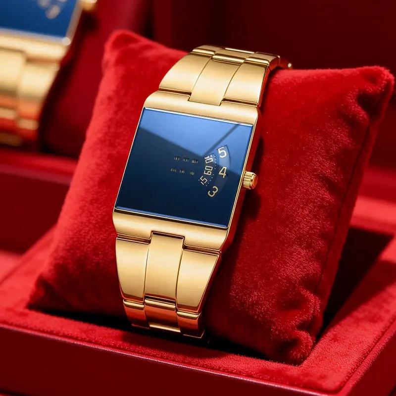 ⌚ PROMO LIMITÉE – 50% DE RÉDUCTION ! ✨ Montre Quartz Homme Cadran Carré – Acier Inox & Verre Minéral – Design Unique & Polyvalent for Look Audacieux