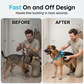 🐶 50 % DE RÉDUCTION MAINTENANT ! 🐾 Harnais rembourré pour chien, facile à mettre et à enlever – Anti-traction et respirant – Sûr et confortable 🌿