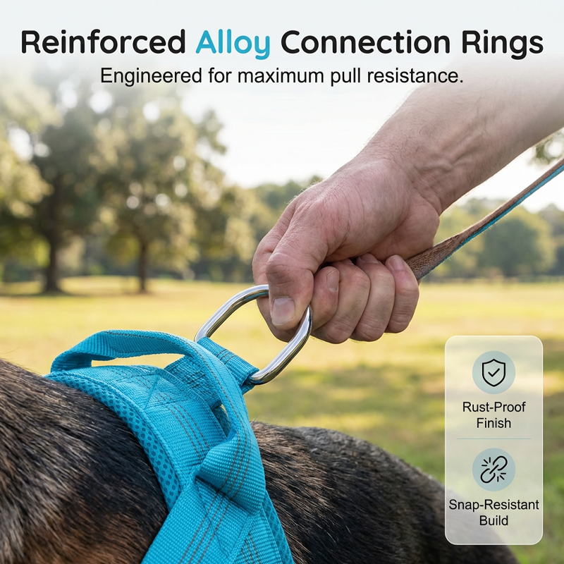🐶 50 % DE RÉDUCTION MAINTENANT ! 🐾 Harnais rembourré pour chien, facile à mettre et à enlever – Anti-traction et respirant – Sûr et confortable 🌿