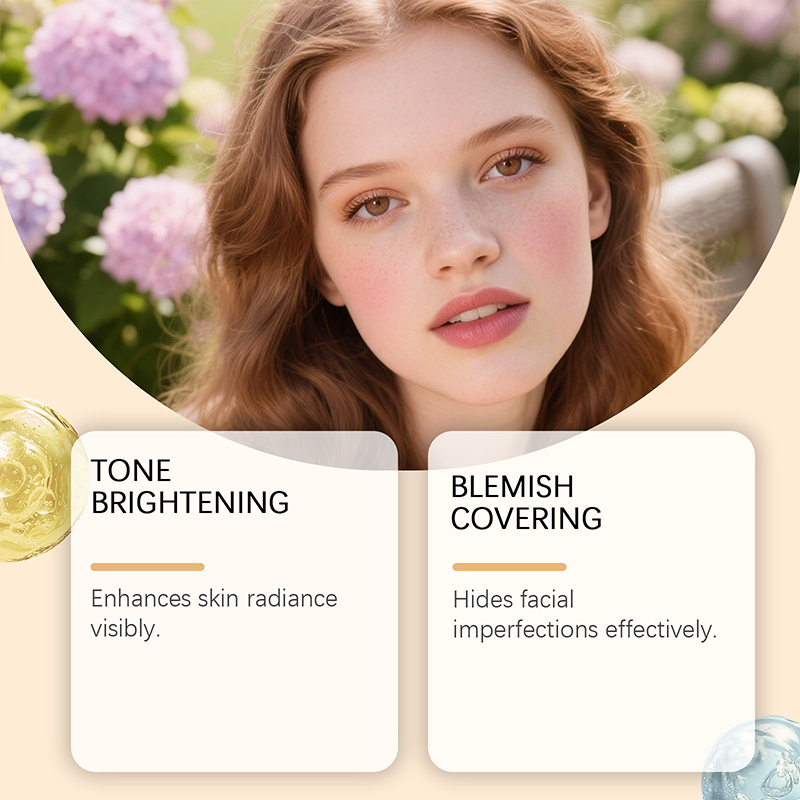 💄 PROMO LIMITÉE 50% DE RÉDUCTION ! ✨ Correcteur de Teint Léger et Éclatant – Couvrance Complète, Enrichi en Vitamine E, Longue Tenue 🌟