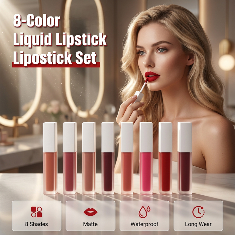 ⏰🔥OFFRE LIMITÉE : 50 % DE RÉDUCTION ! 💄 Rouge à lèvres liquide waterproof et longue tenue – Couleur intense, sans bavure et tenue impeccable toute la journée ✨💋