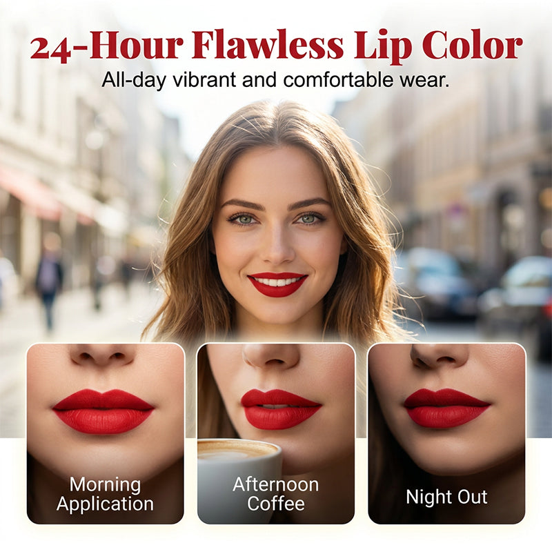 ⏰🔥OFFRE LIMITÉE : 50 % DE RÉDUCTION ! 💄 Rouge à lèvres liquide waterproof et longue tenue – Couleur intense, sans bavure et tenue impeccable toute la journée ✨💋