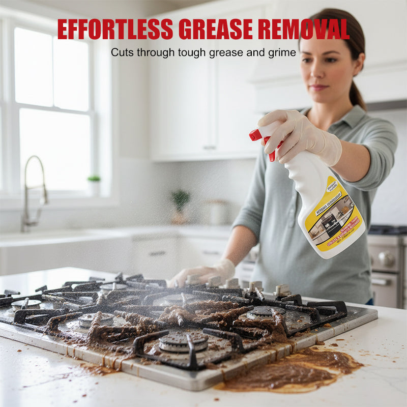 🧼 Dégraissant puissant pour la cuisine – Vaporisez, essuyez, faites briller – Sans rinçage ! 🍳✨ Efficace contre la graisse, doux pour les surfaces – le nouvel allié indispensable de votre cuisine. 💪🧽