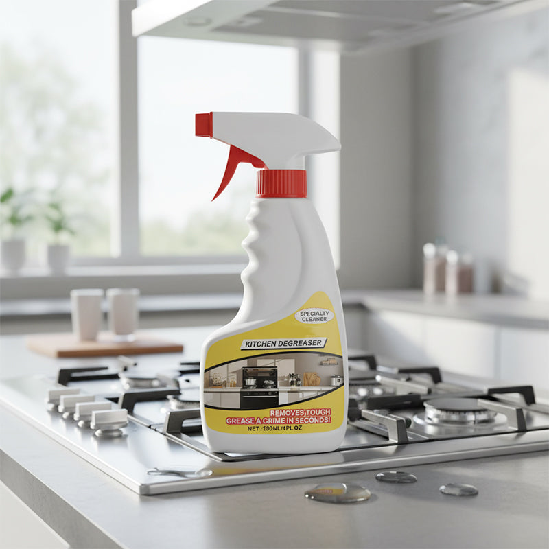 🧼 Dégraissant puissant pour la cuisine – Vaporisez, essuyez, faites briller – Sans rinçage ! 🍳✨ Efficace contre la graisse, doux pour les surfaces – le nouvel allié indispensable de votre cuisine. 💪🧽