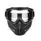 Masque facial intégral détachable