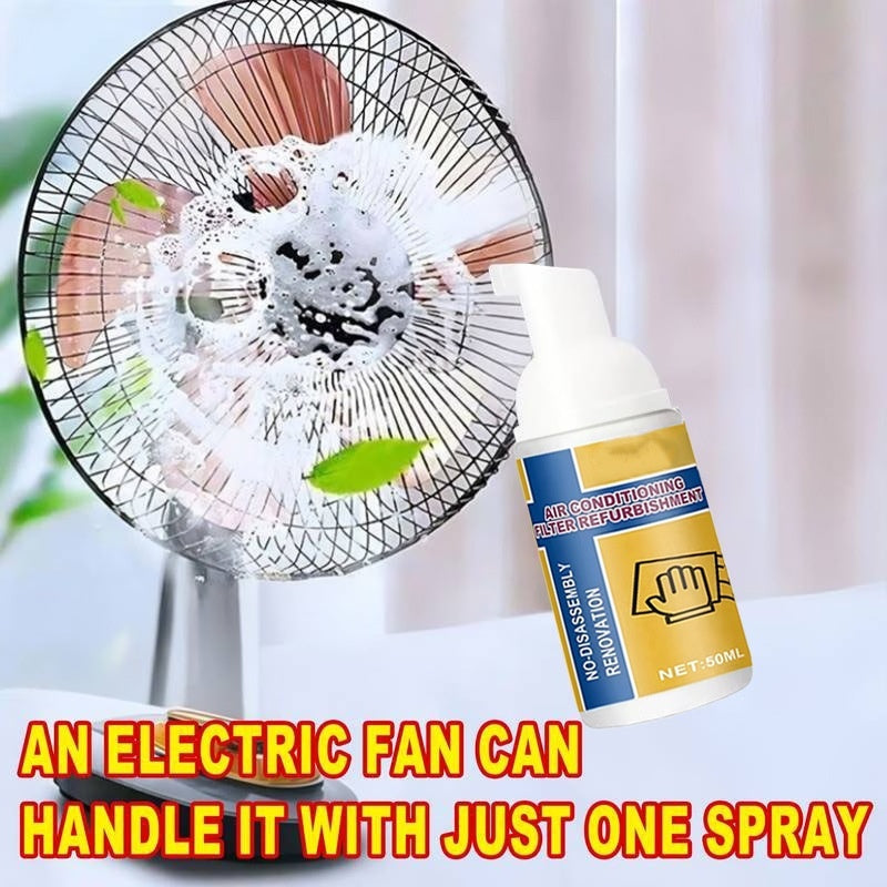 Nettoyant mousse pour climatiseurs et ventilateurs sans démontage