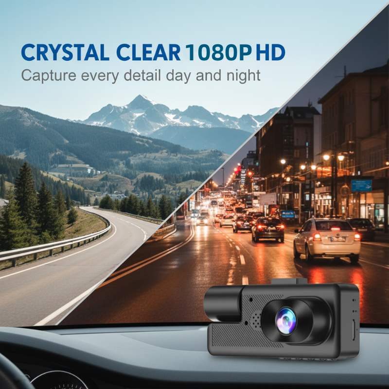🔥 50 % de réduction 🚗 Caméra embarquée 3 canaux Full HD 1080p avec Wi-Fi