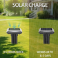 Répulsif à taupes étanche à ultrasons et à énergie solaire