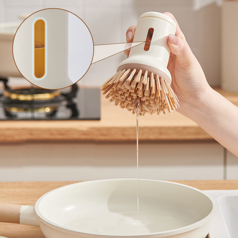 Ensemble de brosses à casseroles suspendues et rotatives