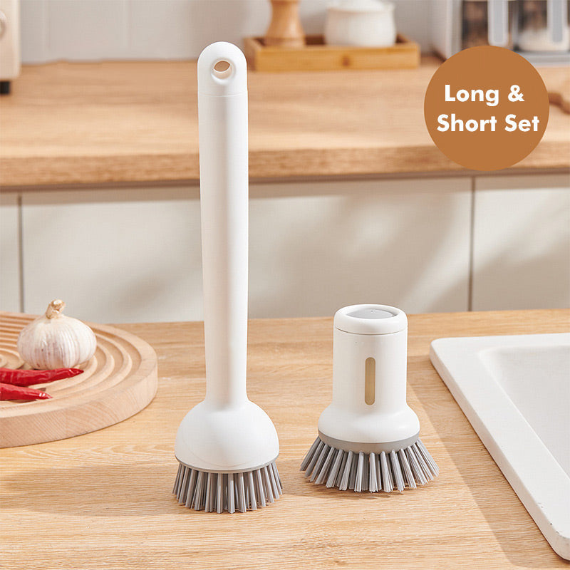 Ensemble de brosses à casseroles suspendues et rotatives