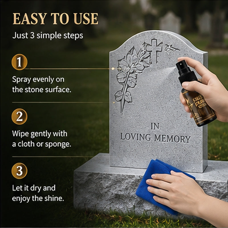 Spray de polissage Tombstone avec serviette