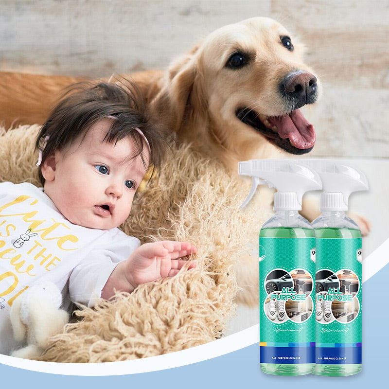 Nettoyant moussant multi-usages en spray pour voiture et maison