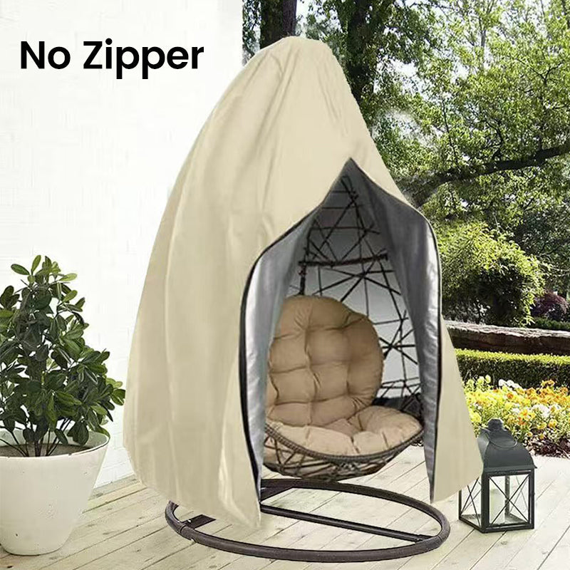 🪑✨ Housse imperméable résistante pour chaise-œuf suspendue – Résistante aux UV, tissu Oxford, fermeture éclair