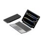Clavier pliable ultra-fin avec pavé tactile et support intégrés