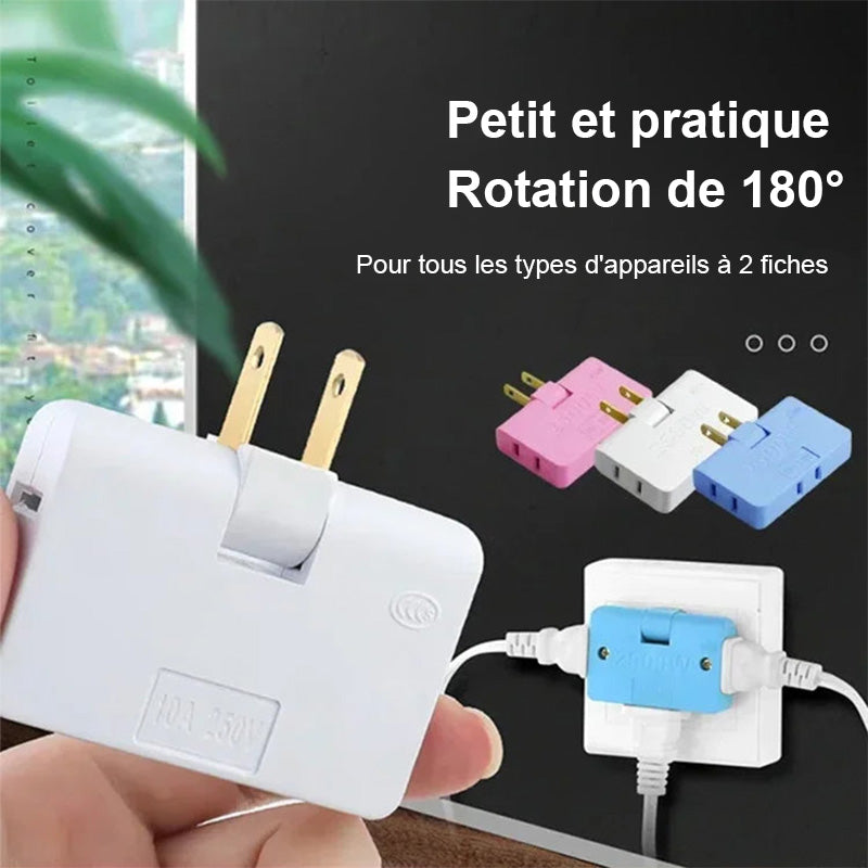 Prise Pliant Rotatif à 180°