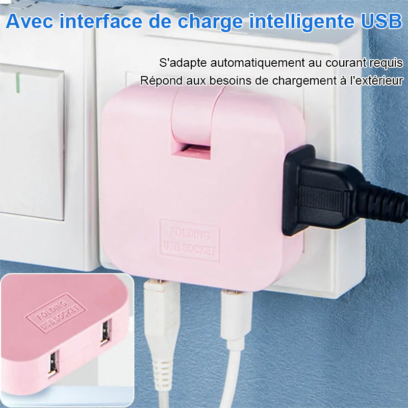 Prise Pliant Rotatif à 180°