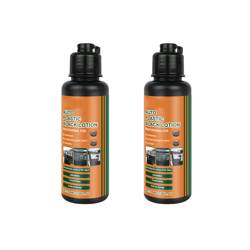 Produit de polissage multi-usages noir pour plastique automobile