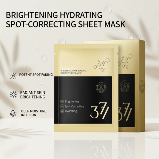 Masque en tissu éclaircissant, hydratant et correcteur de taches