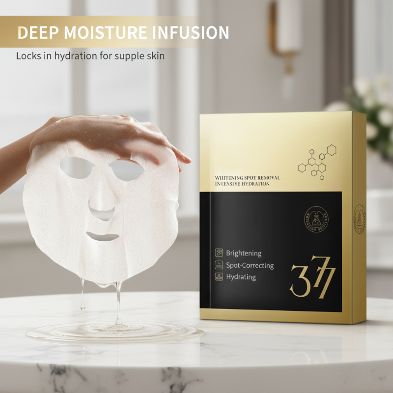 Masque en tissu éclaircissant, hydratant et correcteur de taches