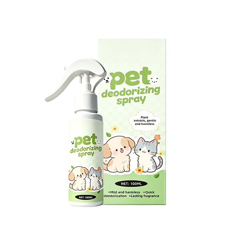 Spray eliminador de olores para mascotas multiusos