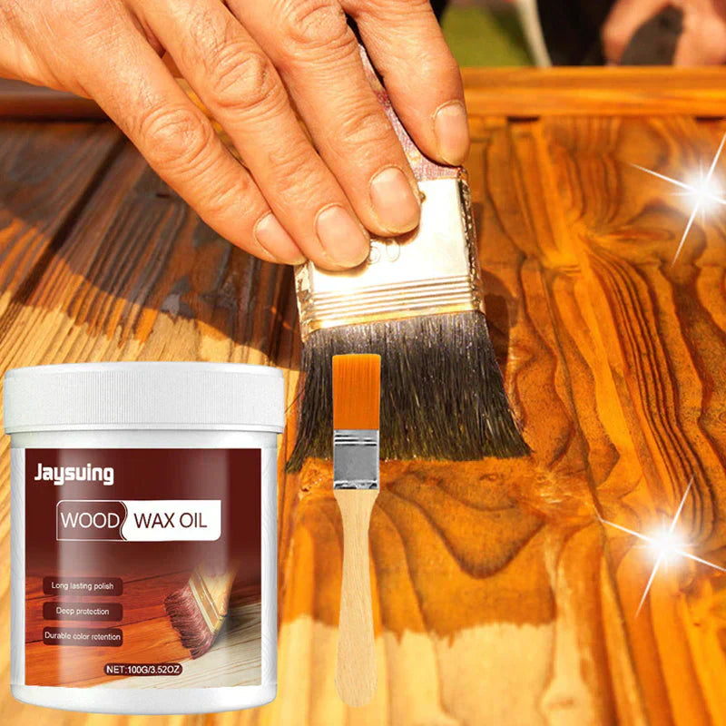 🥳VENTE EXCEPTIONNELLE 2026🥳💞Plus de 50 000 unités vendues !🌿🧴 50 % de réduction ! Nettoyant et lustrant pour bois – Cire d’abeille et huile de lin, redonne de l’éclat. Brosse incluse. Écologique. 🪑✨