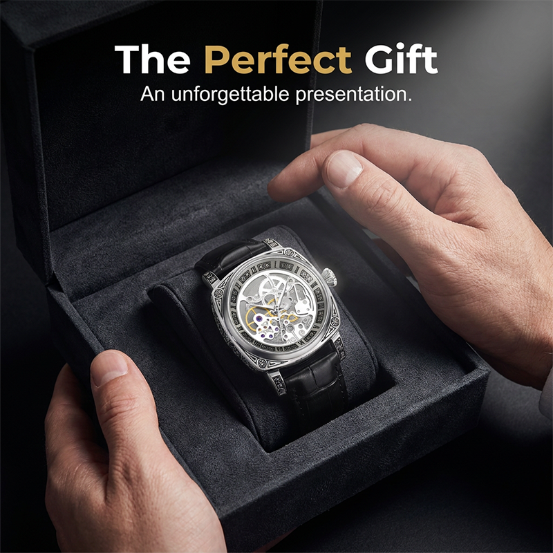 ⏰🔥Montre squelette automatique étanche pour homme🔥