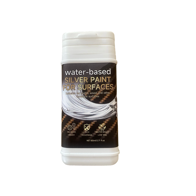 ⏰🔥Peinture argentée à base d'eau pour métal et bois