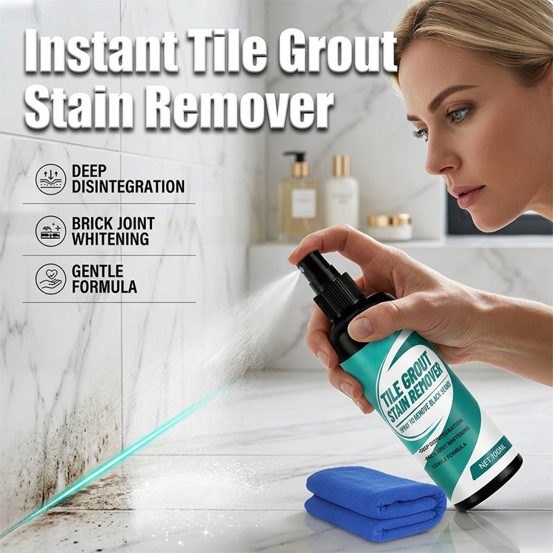 🧴✨ Nettoyant pour carrelage – Élimine les moisissures et les taches, nettoie les joints et le carrelage en une seule pulvérisation – Paiement à la livraison ✅