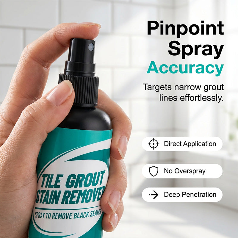 🧴✨ Nettoyant pour carrelage – Élimine les moisissures et les taches, nettoie les joints et le carrelage en une seule pulvérisation – Paiement à la livraison ✅